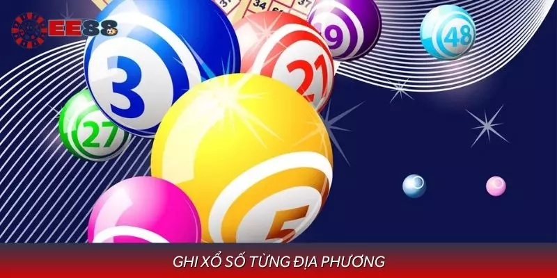 Ghi xổ số miền Bắc theo địa phương
